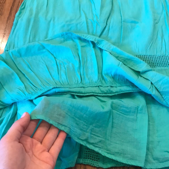 Green cross strapped dress - Picture 5 of 5